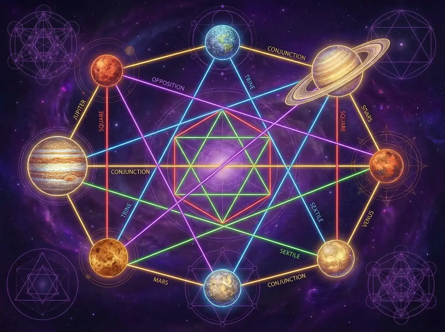 行星相位解读 - 意大利种马电影完整版 | 占星学进阶